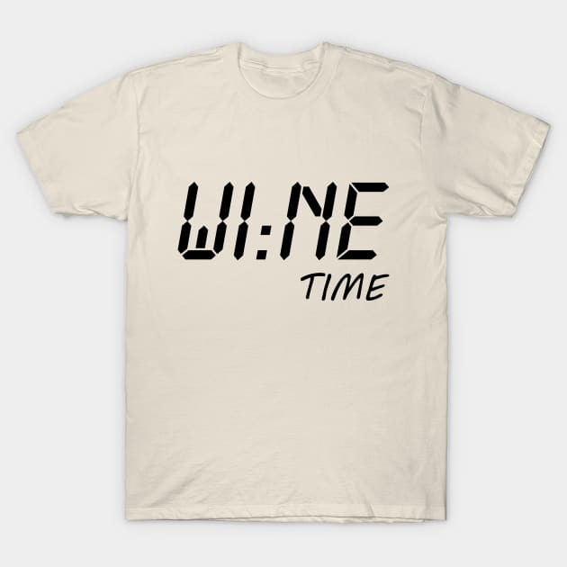 Wine Time T-Shirt by birdo